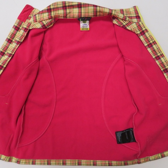 Burton Dryride Fleece Lined Jacket Large 14/16 Plaid - Picture 4 of 8